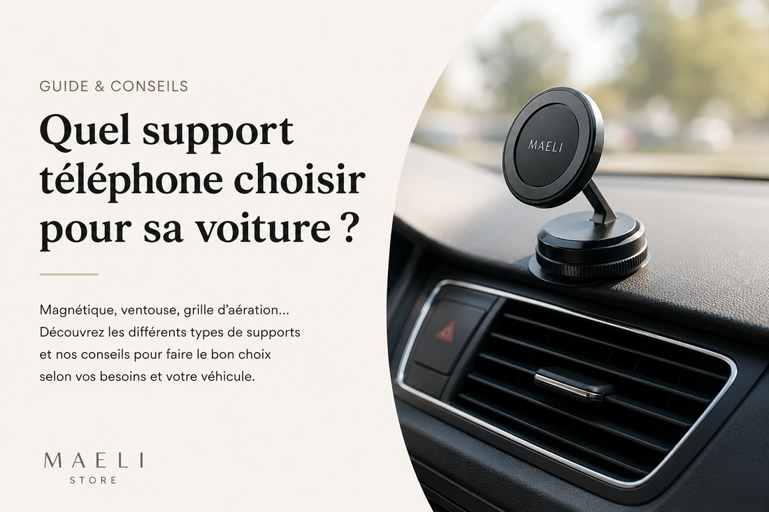 Quel support téléphone choisir pour sa voiture ?